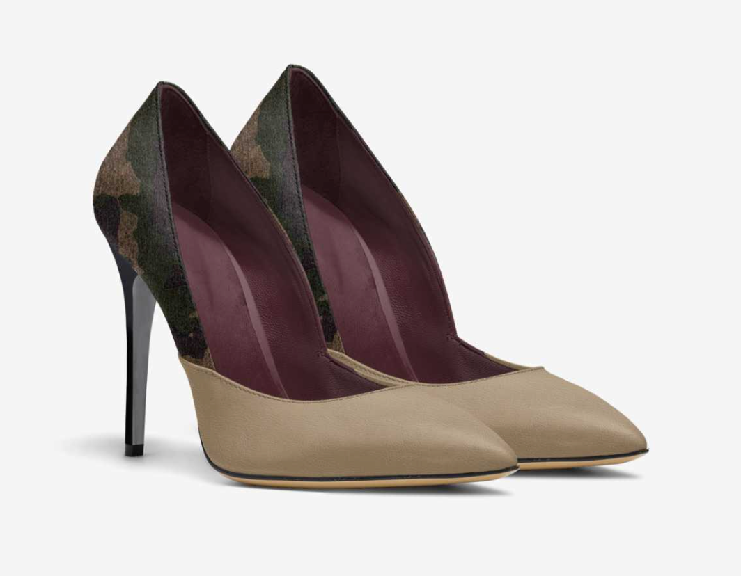 Muse luxury Italian pump - handcrafted by Amajai By Jadora
