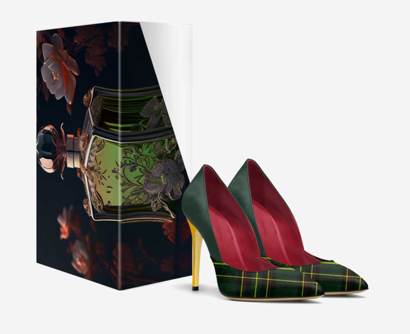 Prestigiously – Luxury Italian Tartan Heel