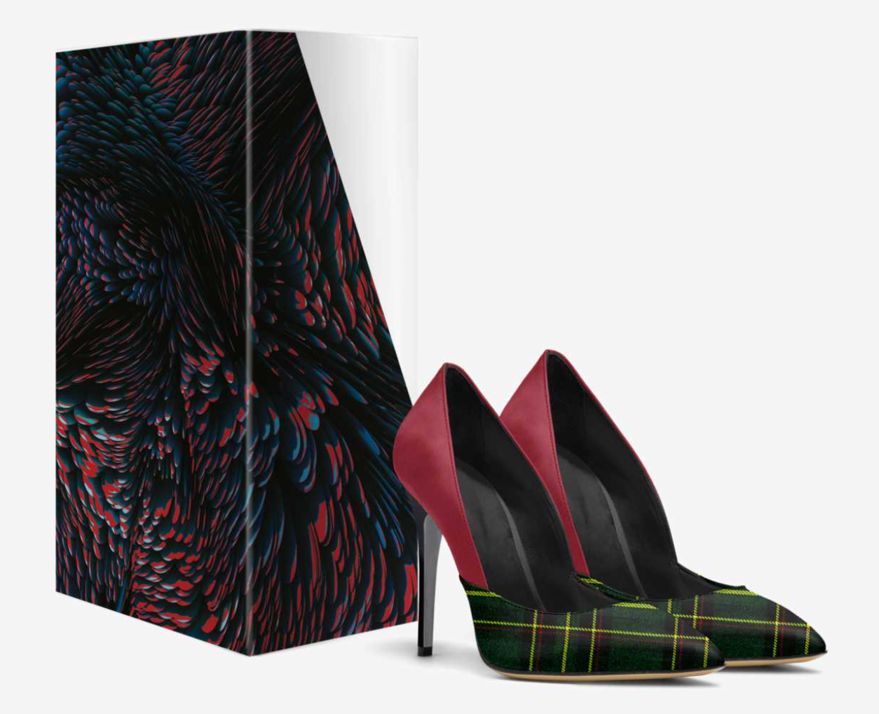 UCMEE – Luxury Italian Plaid Heel
