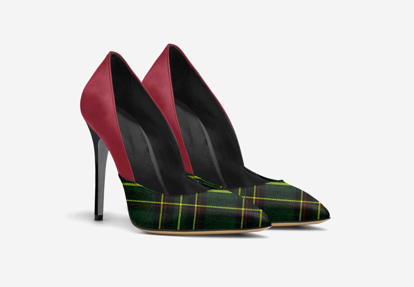 UCMEE – Luxury Italian Plaid Heel