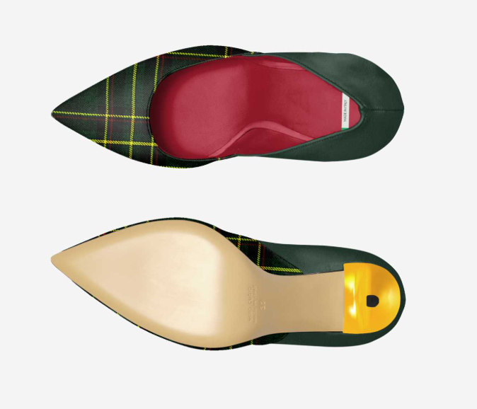 Prestigiously interior and sole detail - deep red leather lining and Italian leather outsole
